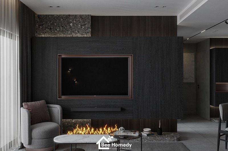 thiết kế nội thất chung cư Bee Homedy