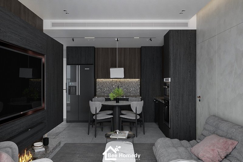 thiết kế nội thất chung cư Bee Homedy