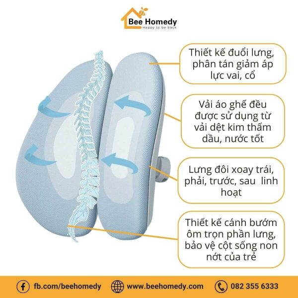 Ghế chống gù Dolphin - DOL G6