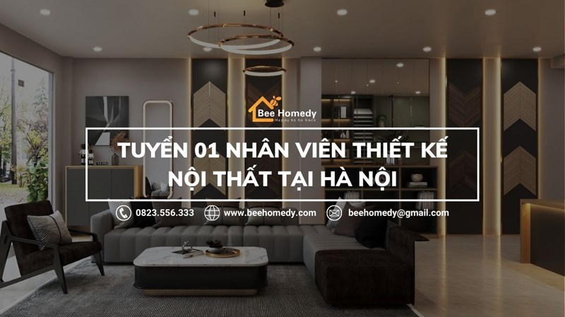 Bee Homedy tuyển dụng 01 nhân viên thiết kế nội thất tại Hà Nội