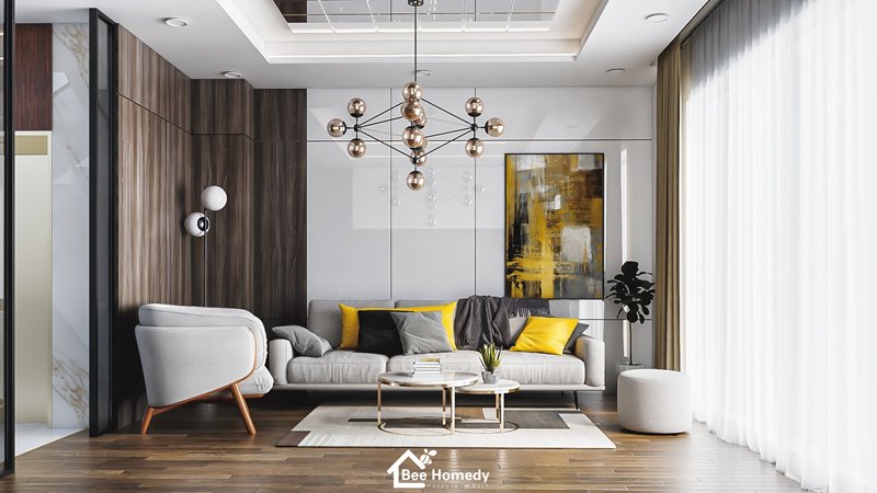 thiết kế nội thất nhà phố Bee Homedy