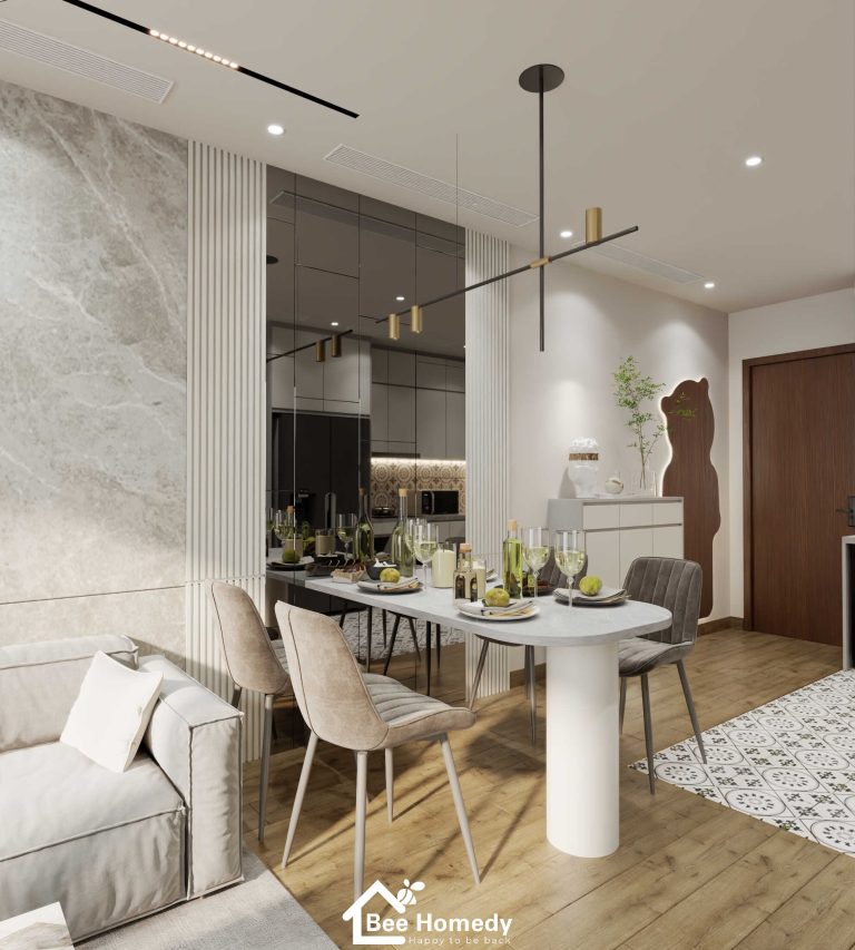 Thiết kế nội thất chung cư D'Capitale phong cách hiện đại