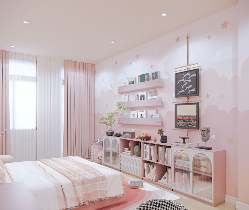 phong ngu mau hong 16