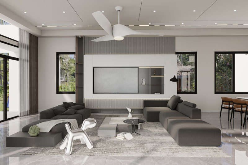 Dự án thiết kế biệt thự tại Ba Vì phong cách hiện đại du an biet thu ba vi 04