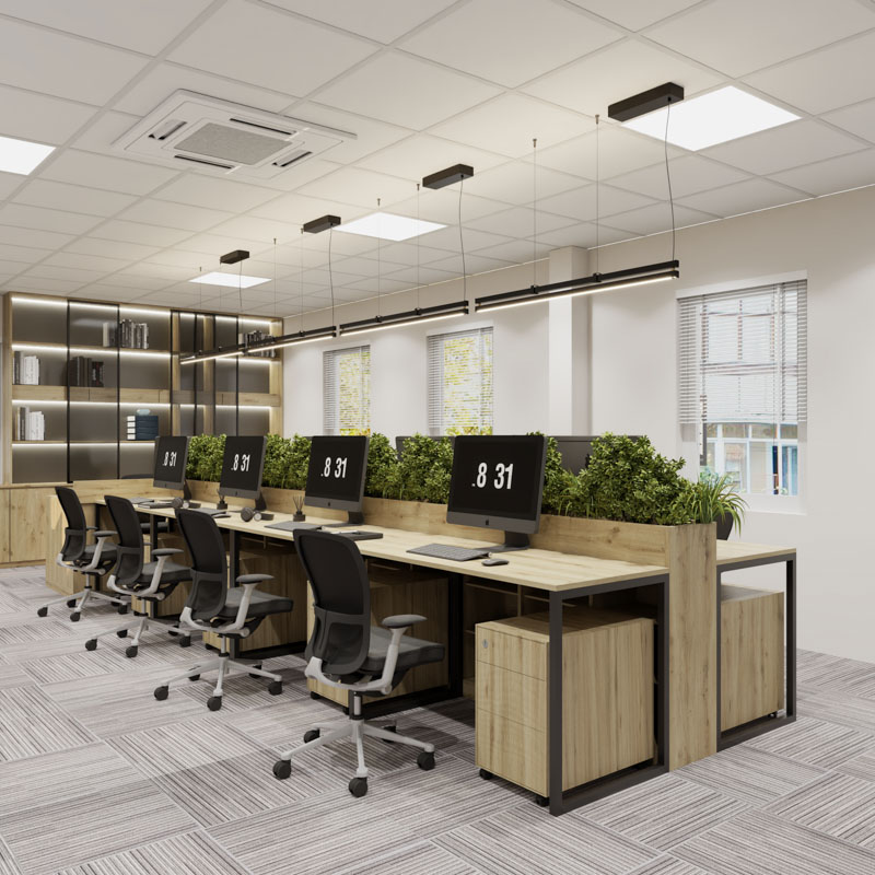 Dự án thiết kế văn phòng tại Vĩnh Phúc phong cách hiện đại du an nha van phong tai vinh phuc 07