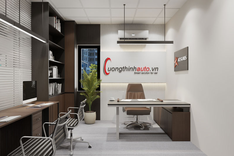Dự án thiết kế VP Cường Thịnh Auto phong cách công nghiệp du an thiet ke van phong cuong thinh auto 05