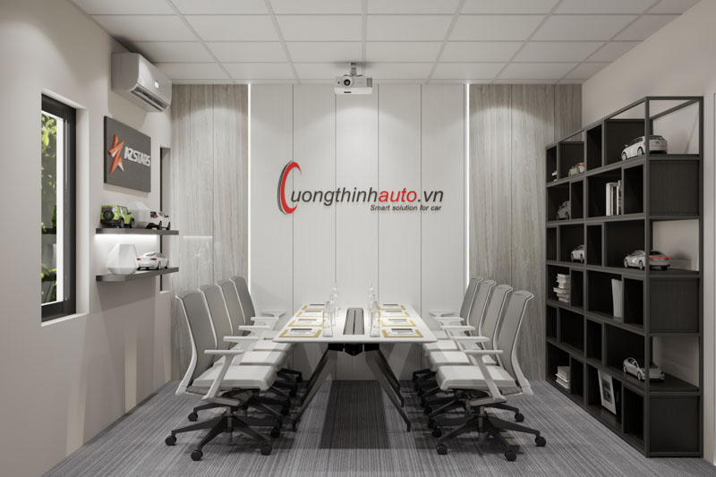Dự án thiết kế VP Cường Thịnh Auto phong cách công nghiệp du an thiet ke van phong cuong thinh auto 09