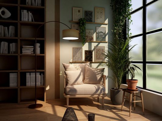 goc doc sach trong phong ngu 03