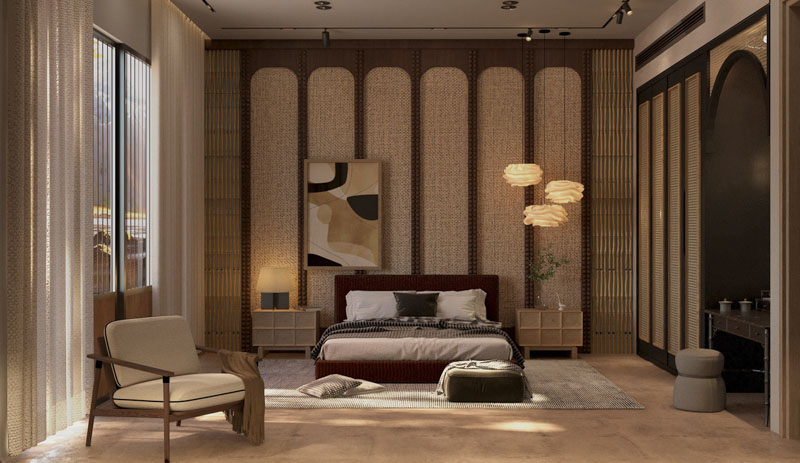 phong ngu phong cach japandi 10