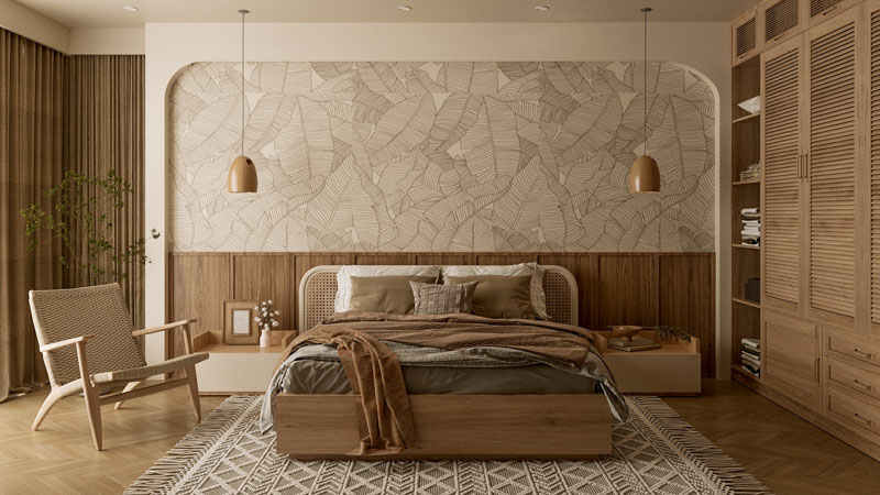 phong ngu phong cach japandi 21