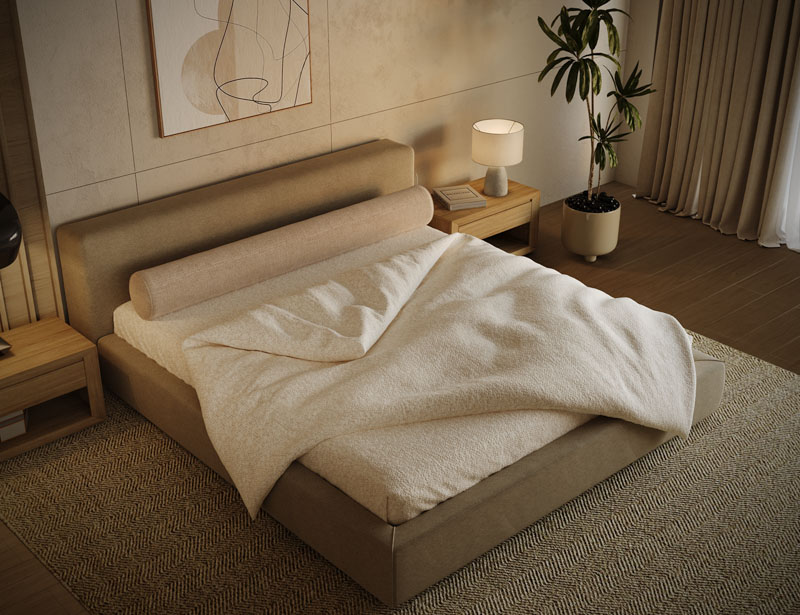 phong ngu phong cach japandi 30