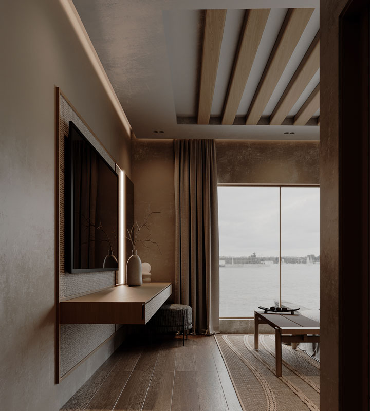 phong ngu phong cach japandi 37