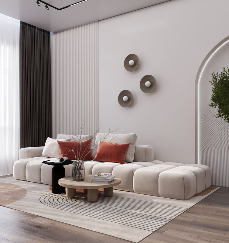 cach bo tri phong khach 09