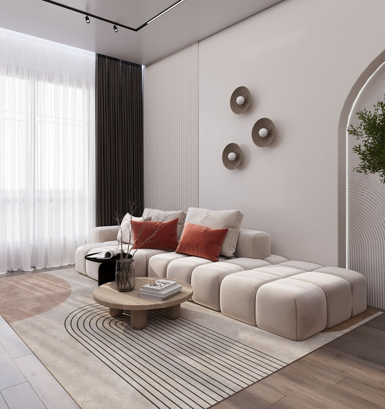 cach bo tri phong khach 47