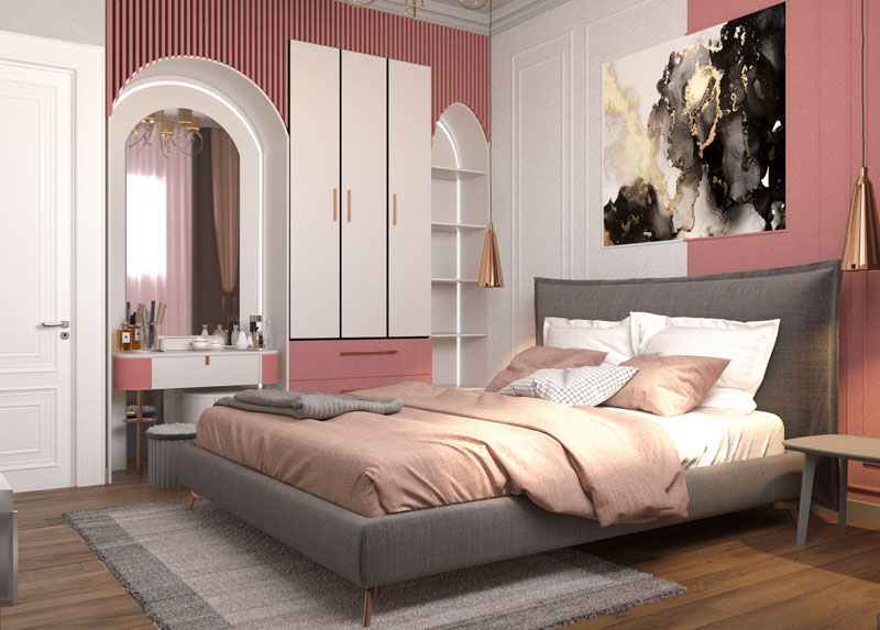 Chia sẻ ý tưởng thiết kế phòng ngủ đẹp cho nữ phong ngu dep cho nu 14