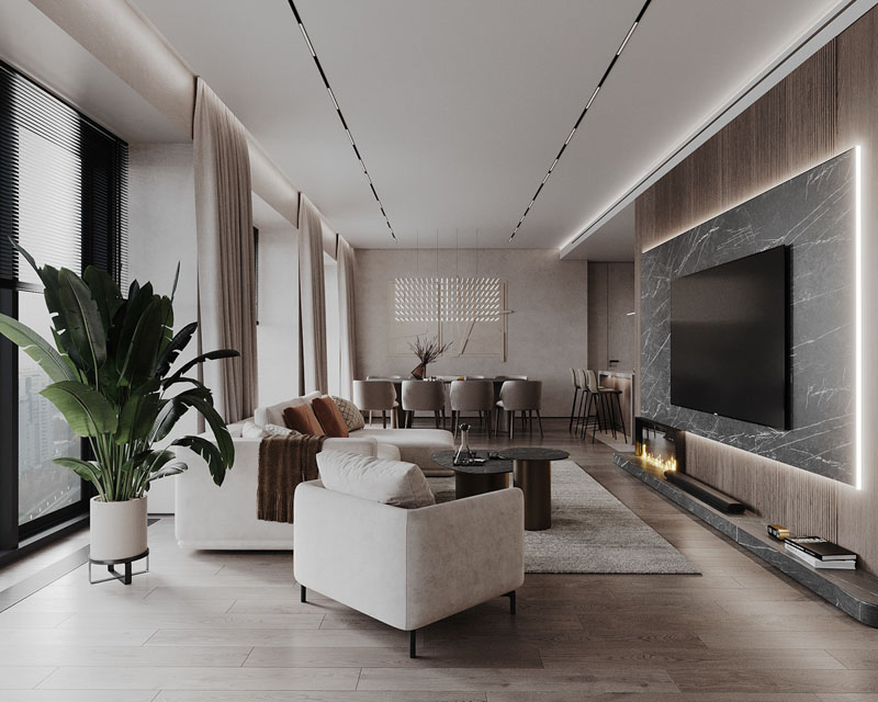 Ý tưởng thiết kế phòng khách chung cư đẹp năm 2025 thiet ke noi that phong khach chung cu 02